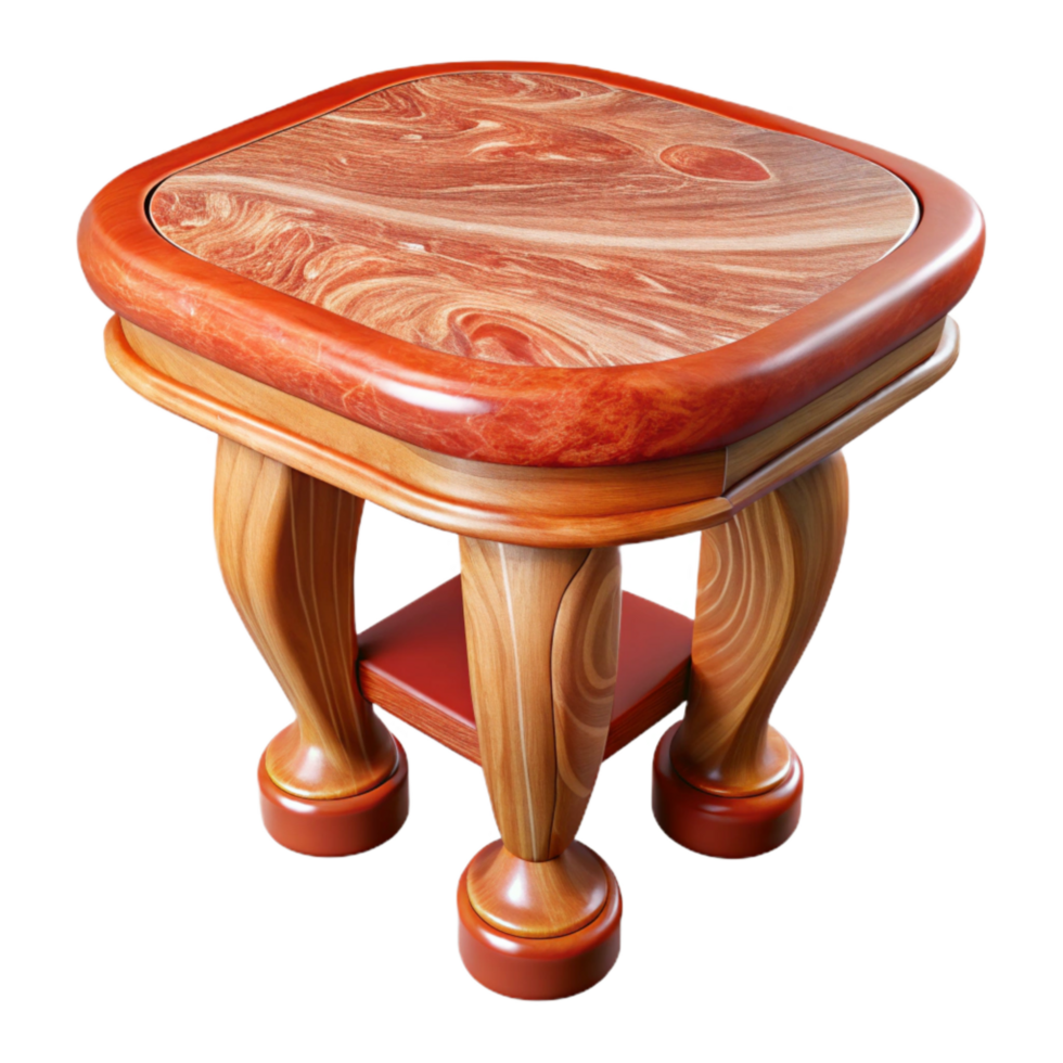 impressive creative Polished Cherry Wood Table Leg Transparent Background genuine png