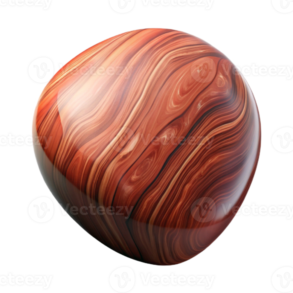 impressive artistic Polished Rosewood Wood Sample Transparent Background high quality png