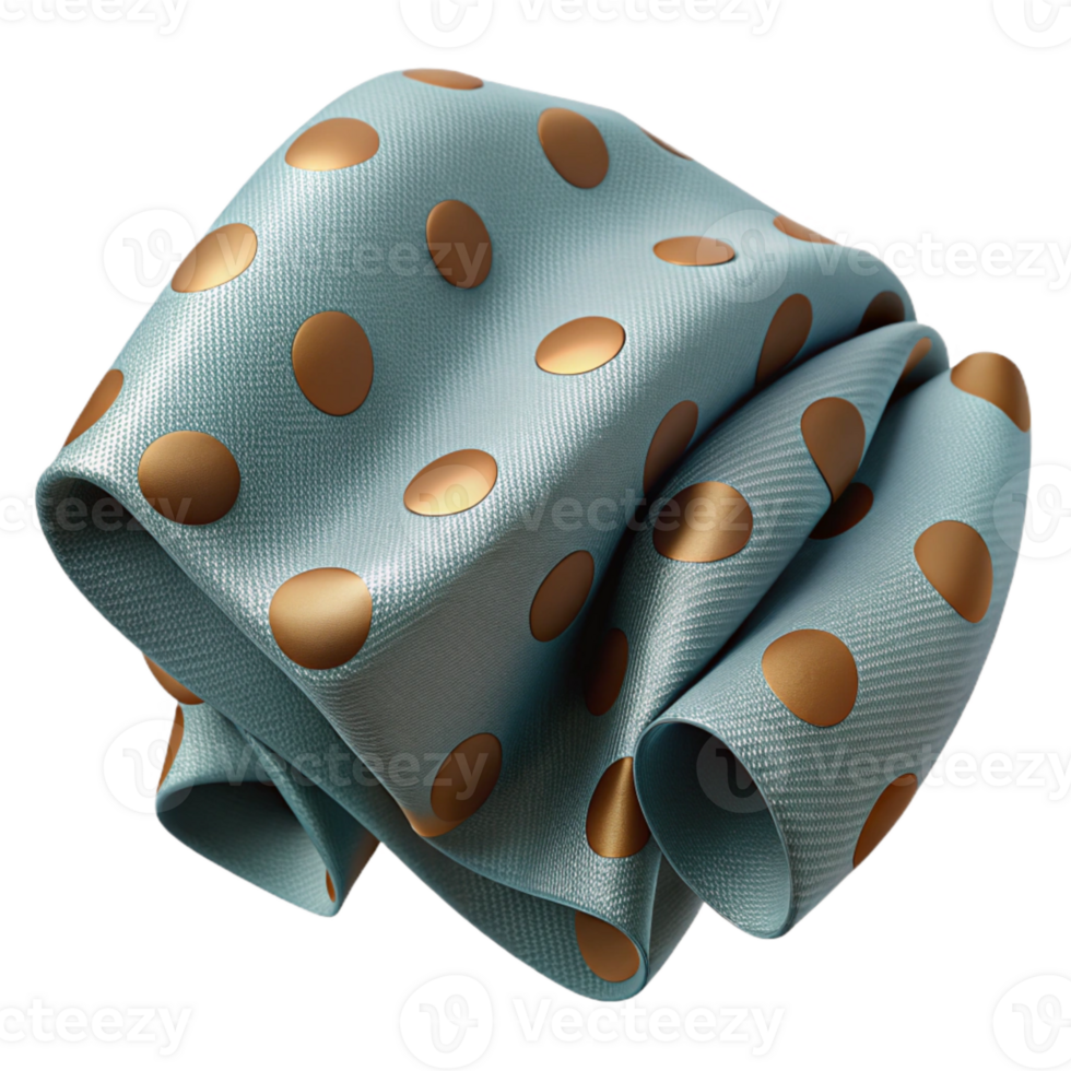 elegant traditional Polka Dot Fabric Swatch Closeup png