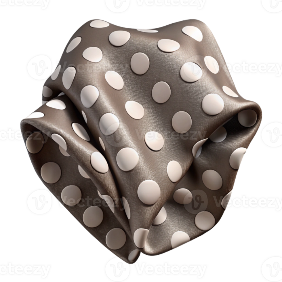 serene vintage Polka Dot Fabric Swatch Closeup high quality png