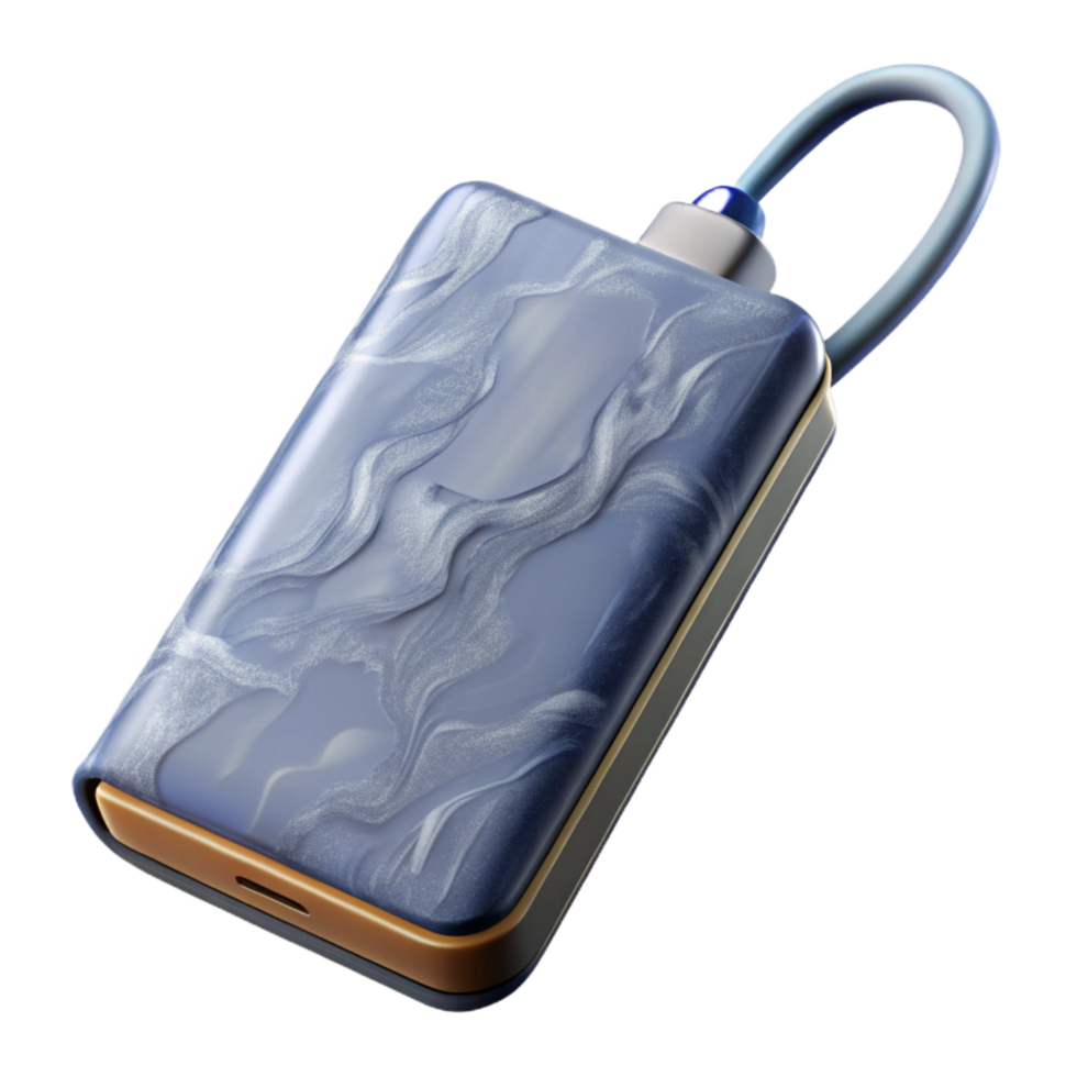 magnificent modern Portable Power Bank Slim Design premium png