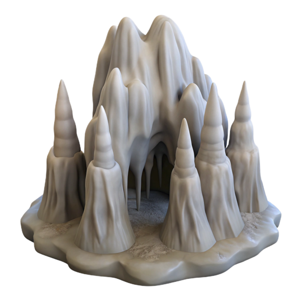 wonderful vintage Postojna Cave Stalagmite Formations Transparent high quality png