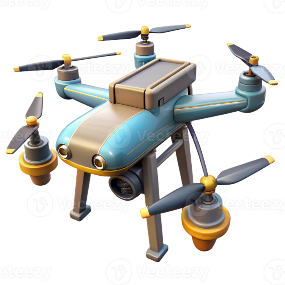 dramatic creative Power Line Inspection Drone Transparent Background professional png