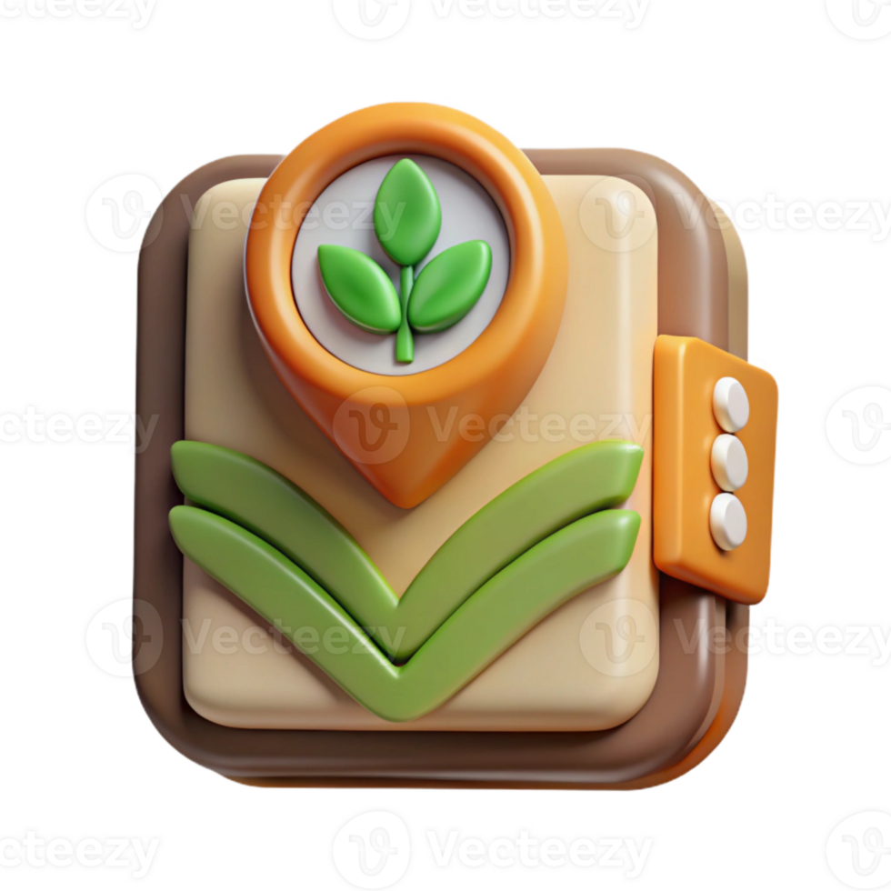 wonderful modern Precision Farming Data Collection Icon Isolated high quality png