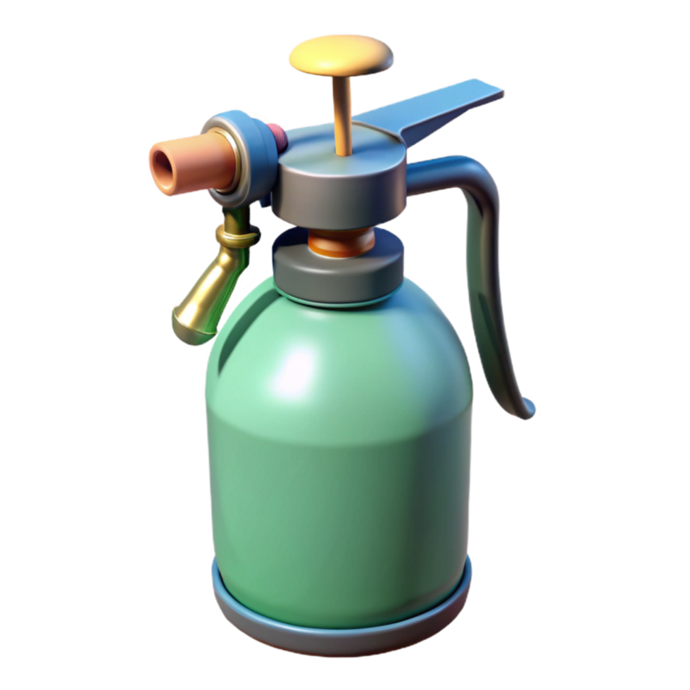 beautiful rustic Precision Sprayer in Action Side View Isolated professional png