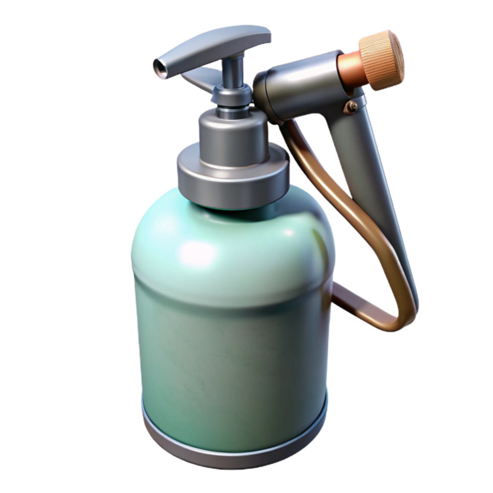 serene contemporary Precision Sprayer in Action Side View Isolated original png