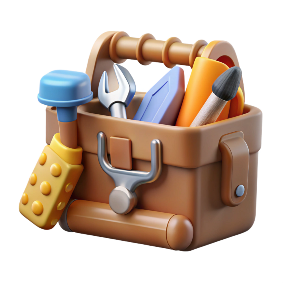 vibrant contemporary Preservation Tools Transparent Background Isolated Set premium png