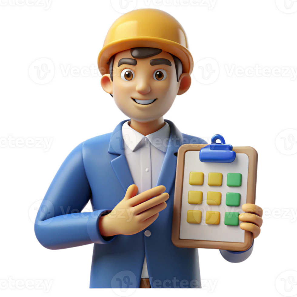 stunning rustic Production Manager with Clipboard and Schedule professional png