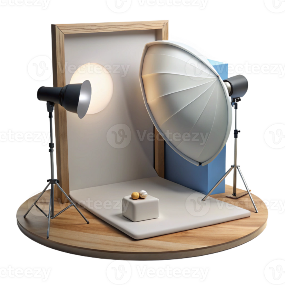 magnificent classic Product Photography Lighting Setup White Background Transparent premium png