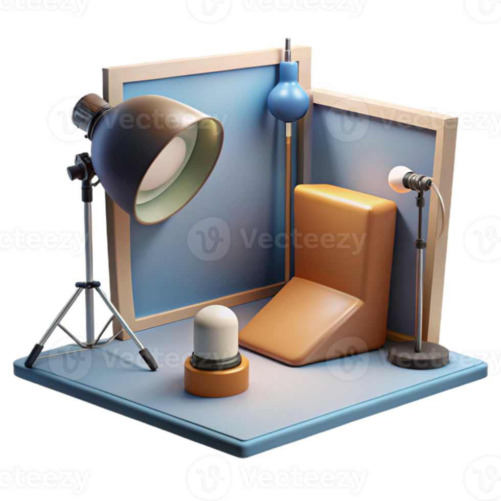 wonderful abstract Product Photography Lighting Setup White Background Transparent premium png