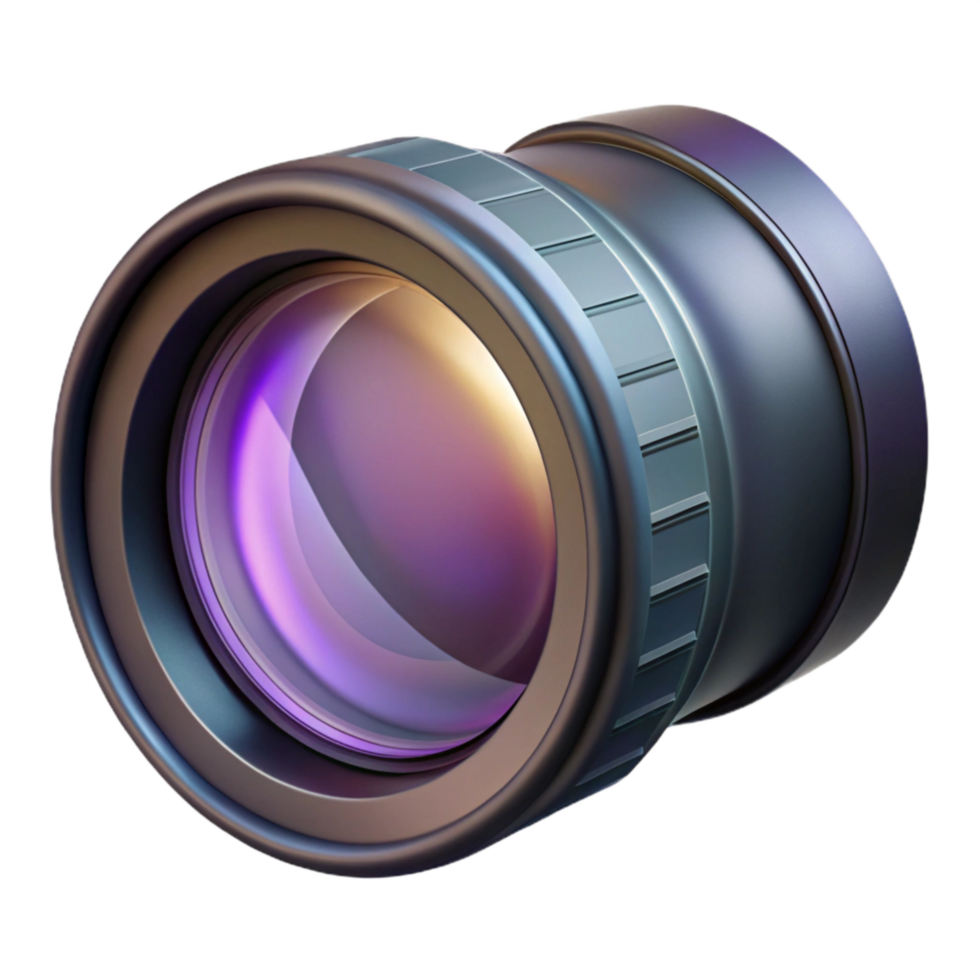 stunning classic Professional Camera Lens Close Up Isolated high resolution png