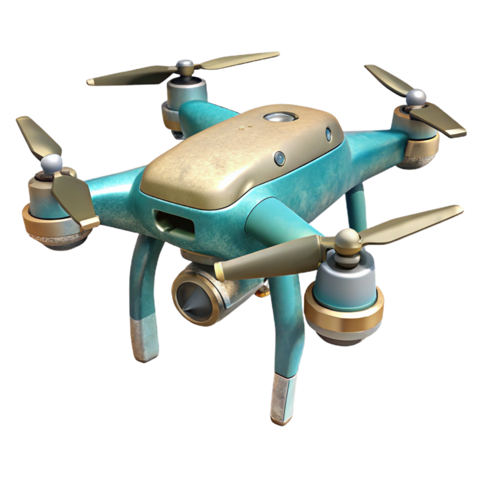 extraordinary creative Professional Drone in Flight Cutout premium png