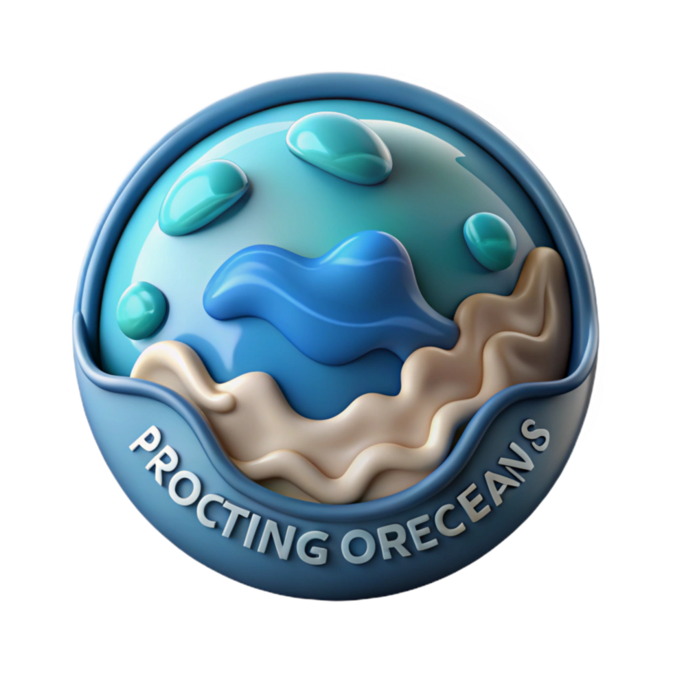 impressive artistic Protecting Our Oceans Transparent Background Awareness Message original png
