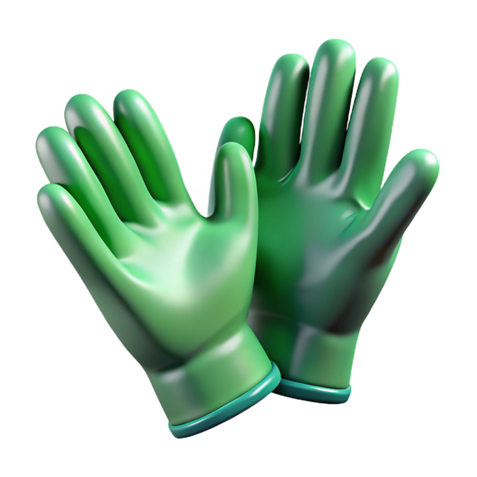 extraordinary classic Protective Gloves Green Nitrile Transparent professional png