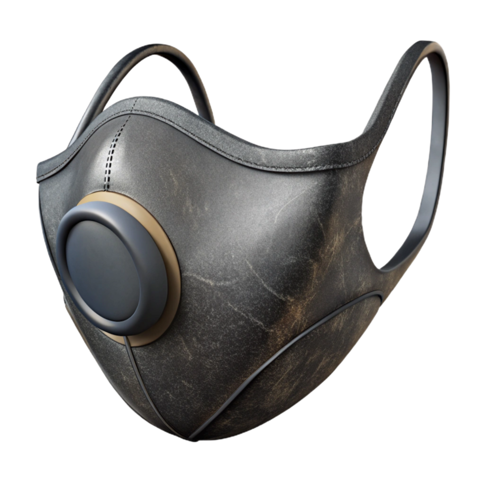 dramatic vintage Protective Mask Black Reusable Transparent Element genuine png