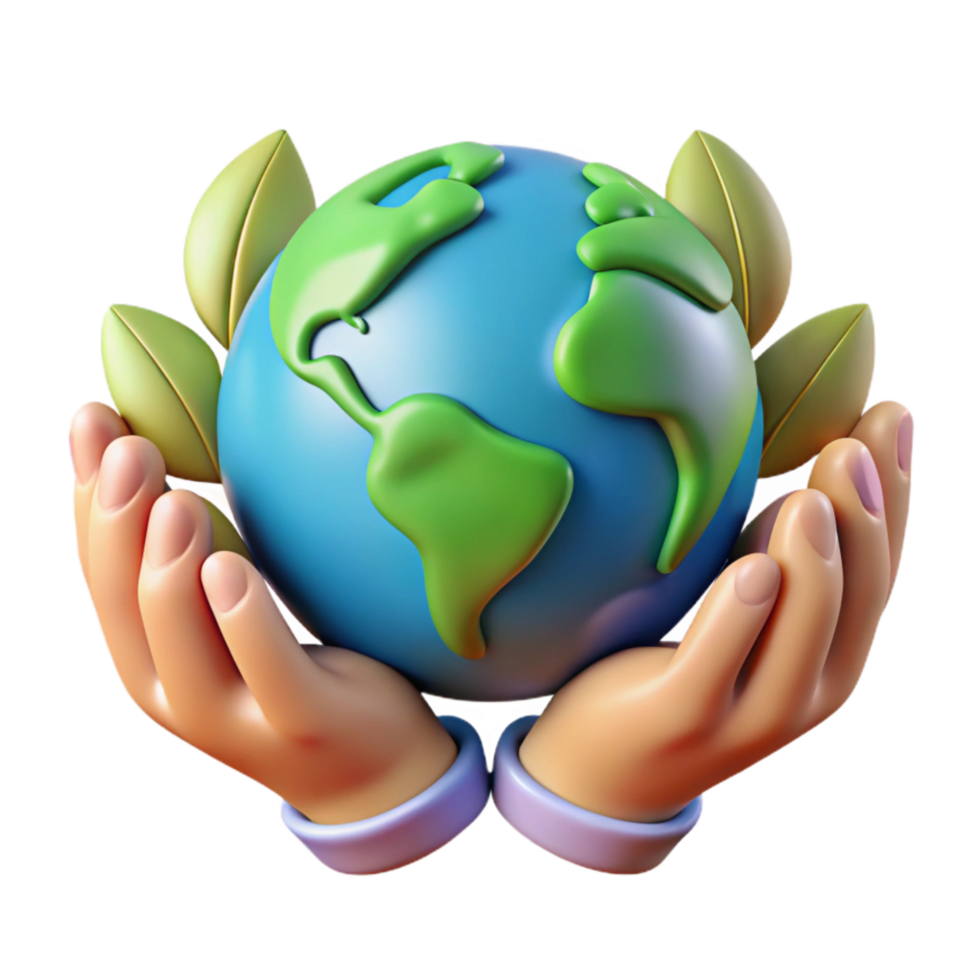 serene rustic Protect Nature Sign Hands Earth genuine png