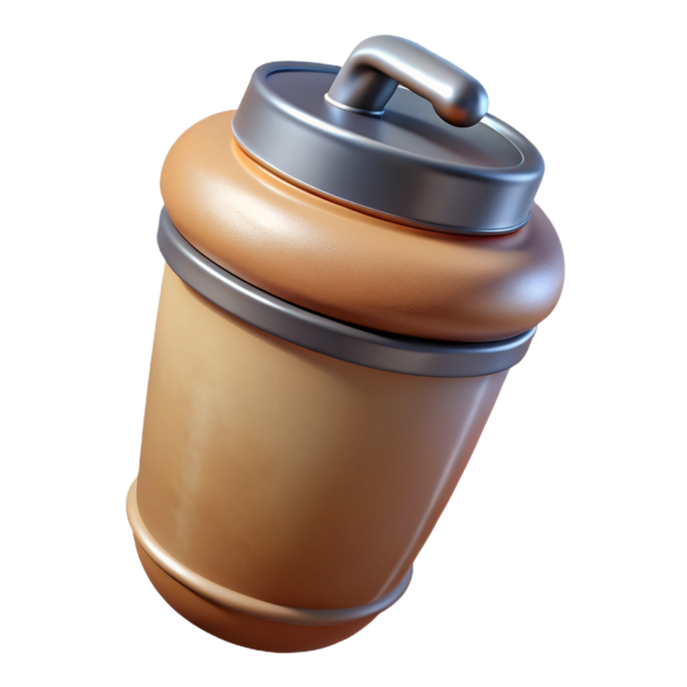 stunning classic Protein Shake Bottle Front View Isolated png