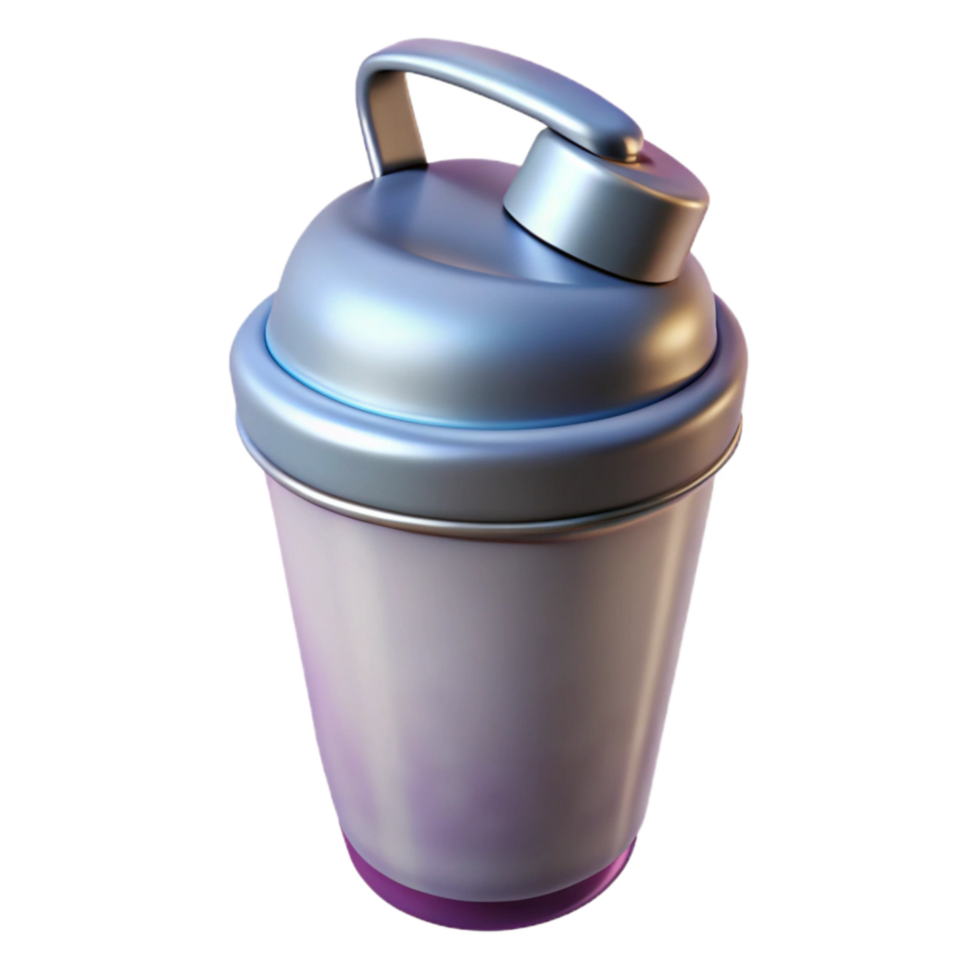 beautiful contemporary Protein Shaker Bottle Side View Transparent high resolution png