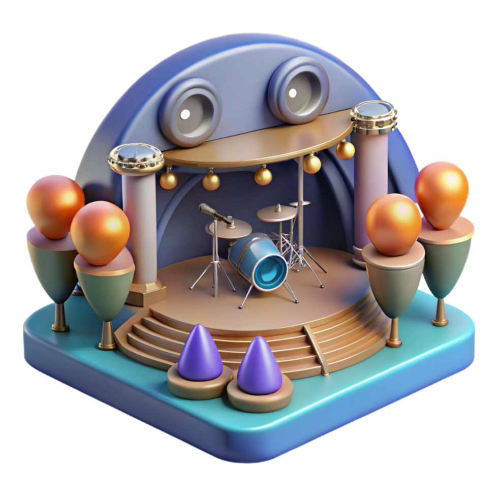 extraordinary abstract Public Art Installation Concert Venue Transparent high resolution png