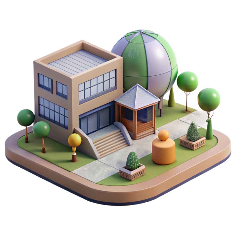 extraordinary vintage Public Art Installation Schoolyard Context Transparent detailed png