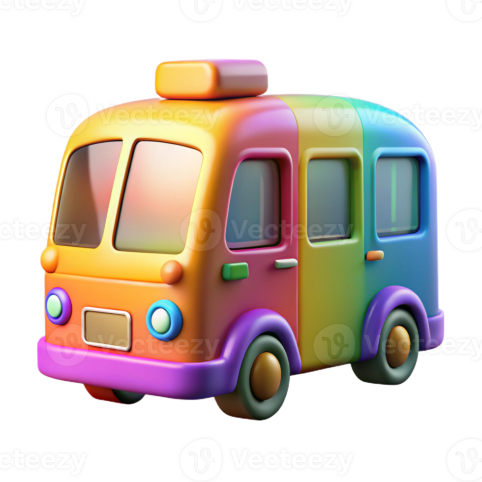 impressive classic Public Transportation Icon Set Colorful Cutout authentic png