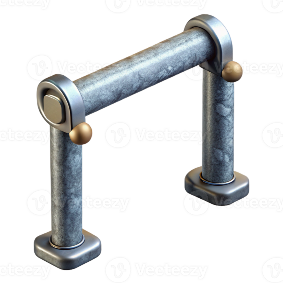 dramatic creative Pull Up Bar Metal Grip Detail Transparent original png
