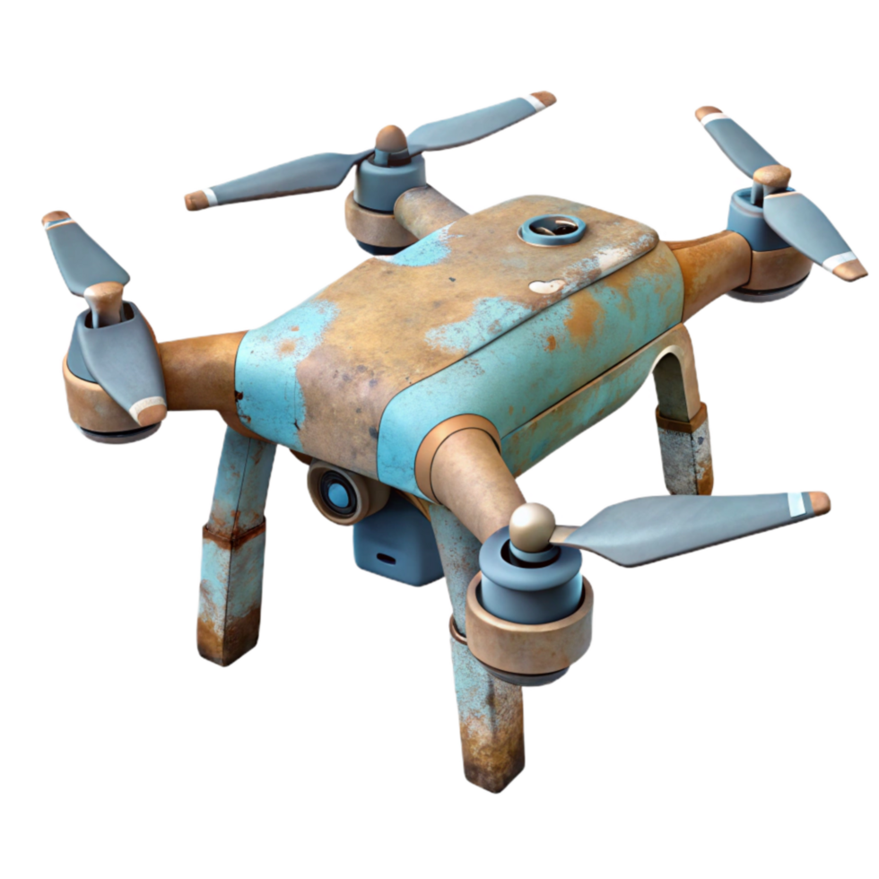 stunning abstract Quadcopter Drone Angled View Cutout high resolution png