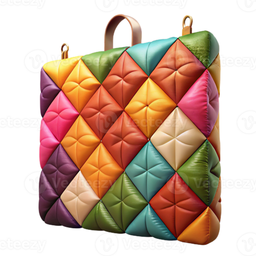 beautiful abstract Quilted Wall Hanging Abstract Design with Bright Colors exclusive png