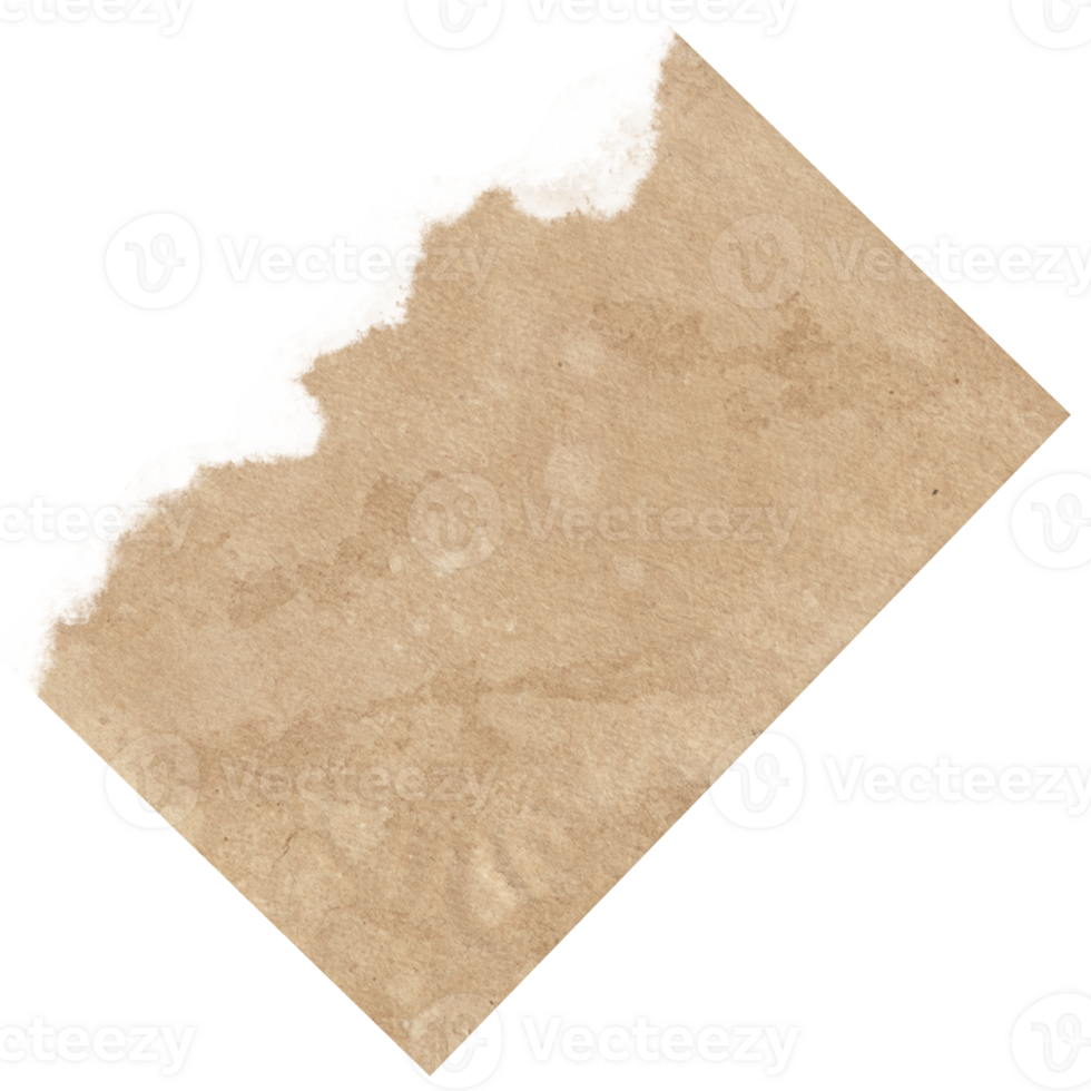 Piece of Brown Vintage Paper png