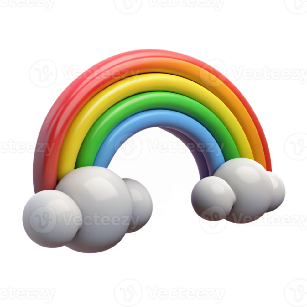 elegant modern Rainbow Arcing Across Sky high resolution png