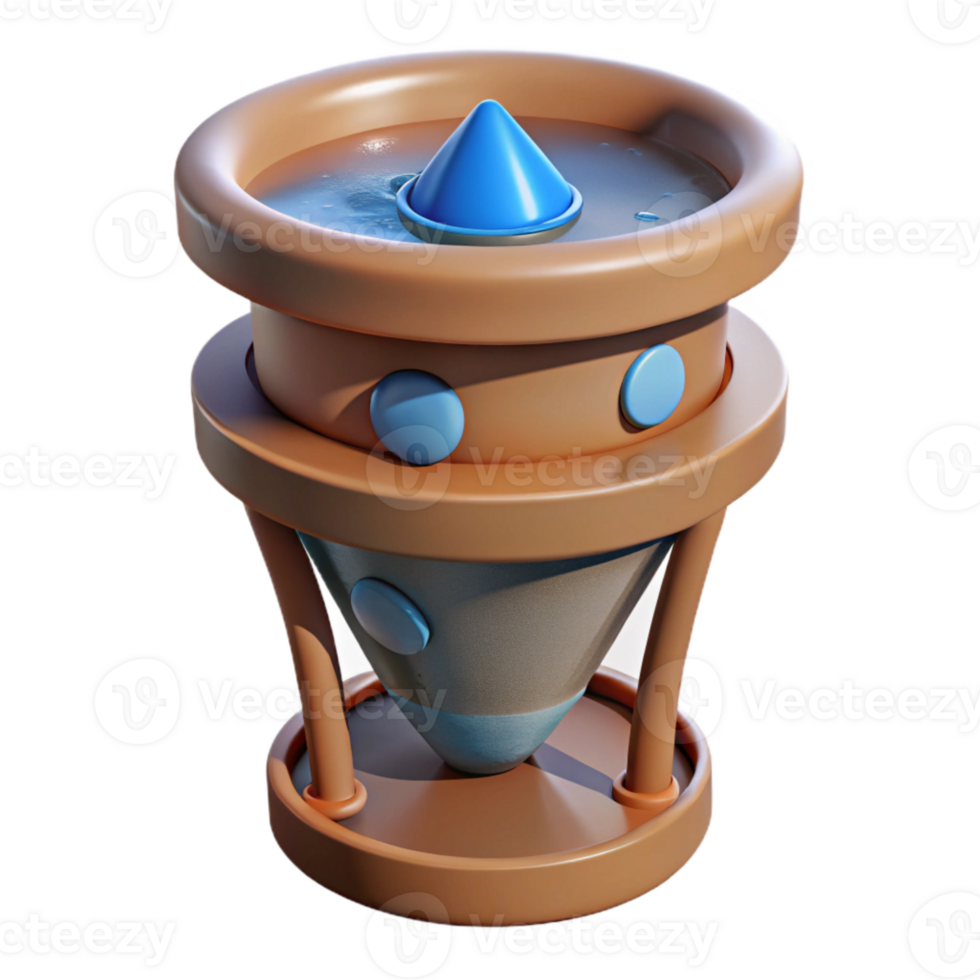 wonderful contemporary Rain Gauge Collecting Water Realistic View Isolated Element authentic png