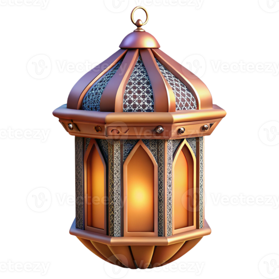 wonderful rustic Ramadan Lantern Intricate Design Cutout original png