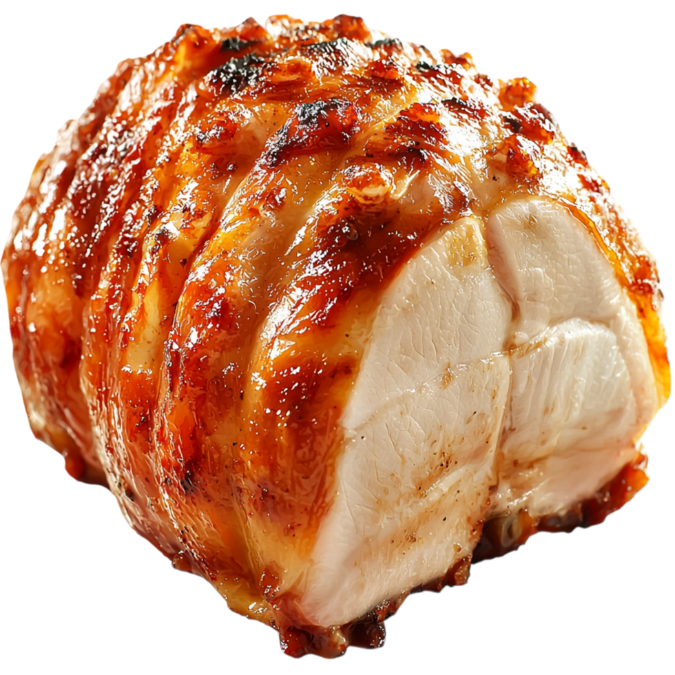 Juicy roasted chicken a golden brown crust png