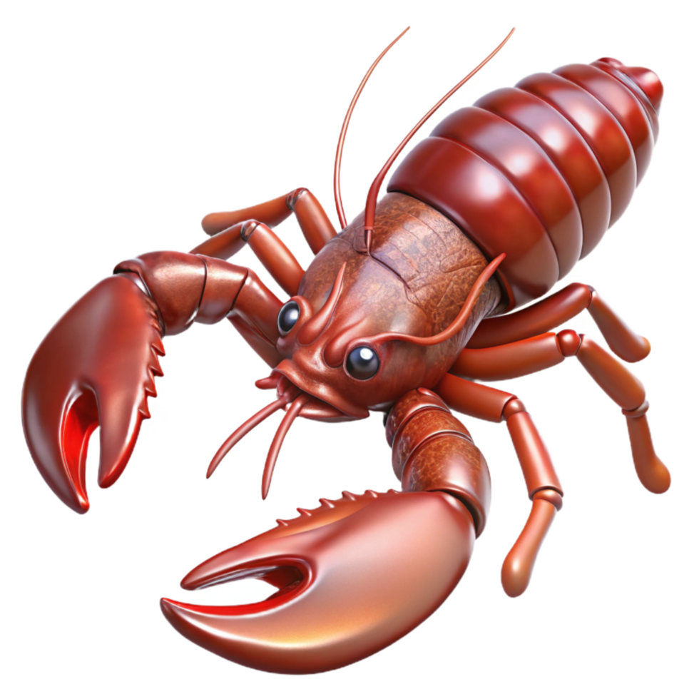 vibrant rustic Realistic Lobster with Transparent Background premium png