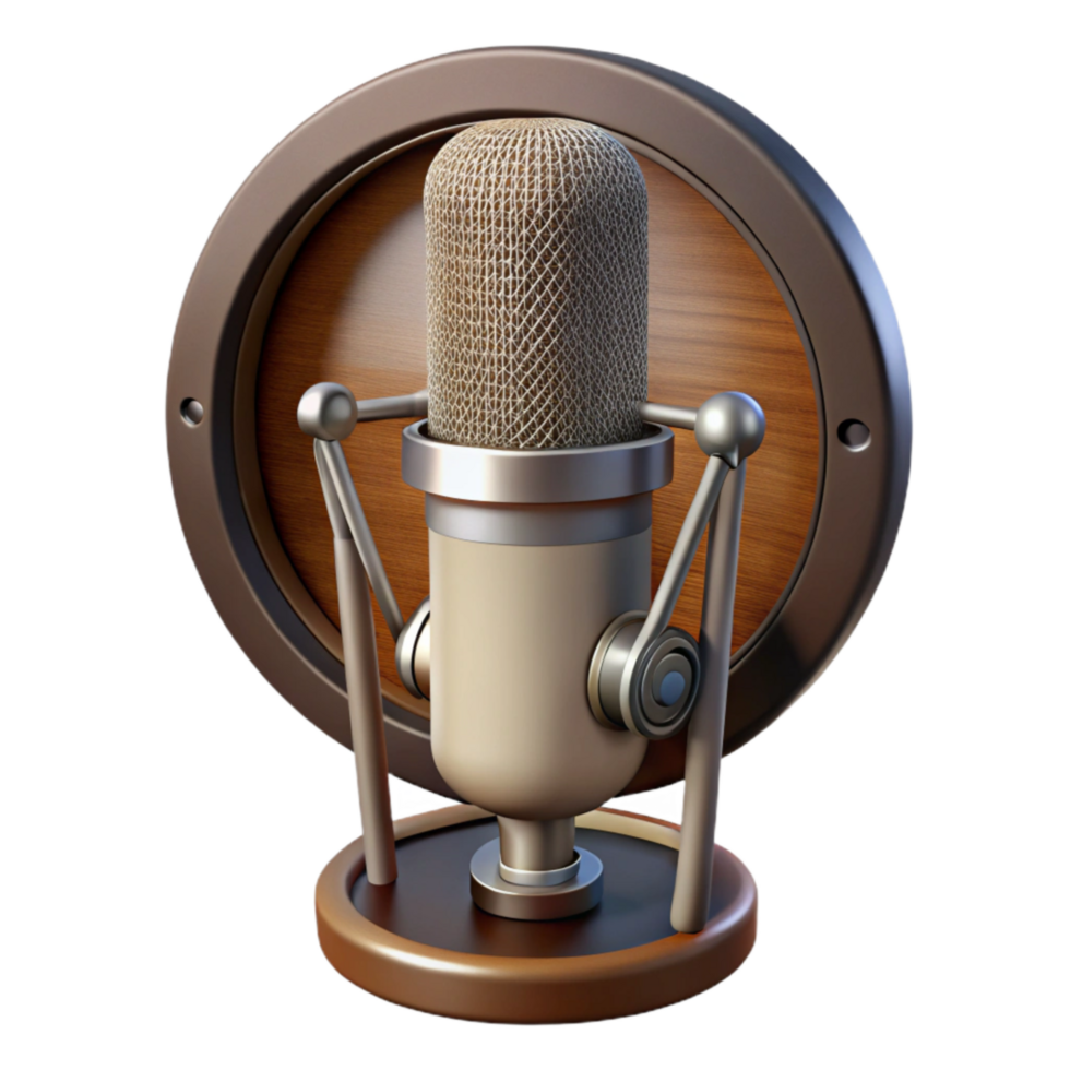 magnificent vintage Recording Studio Microphone Isolation Booth Cutout Transparent Background exclusive png