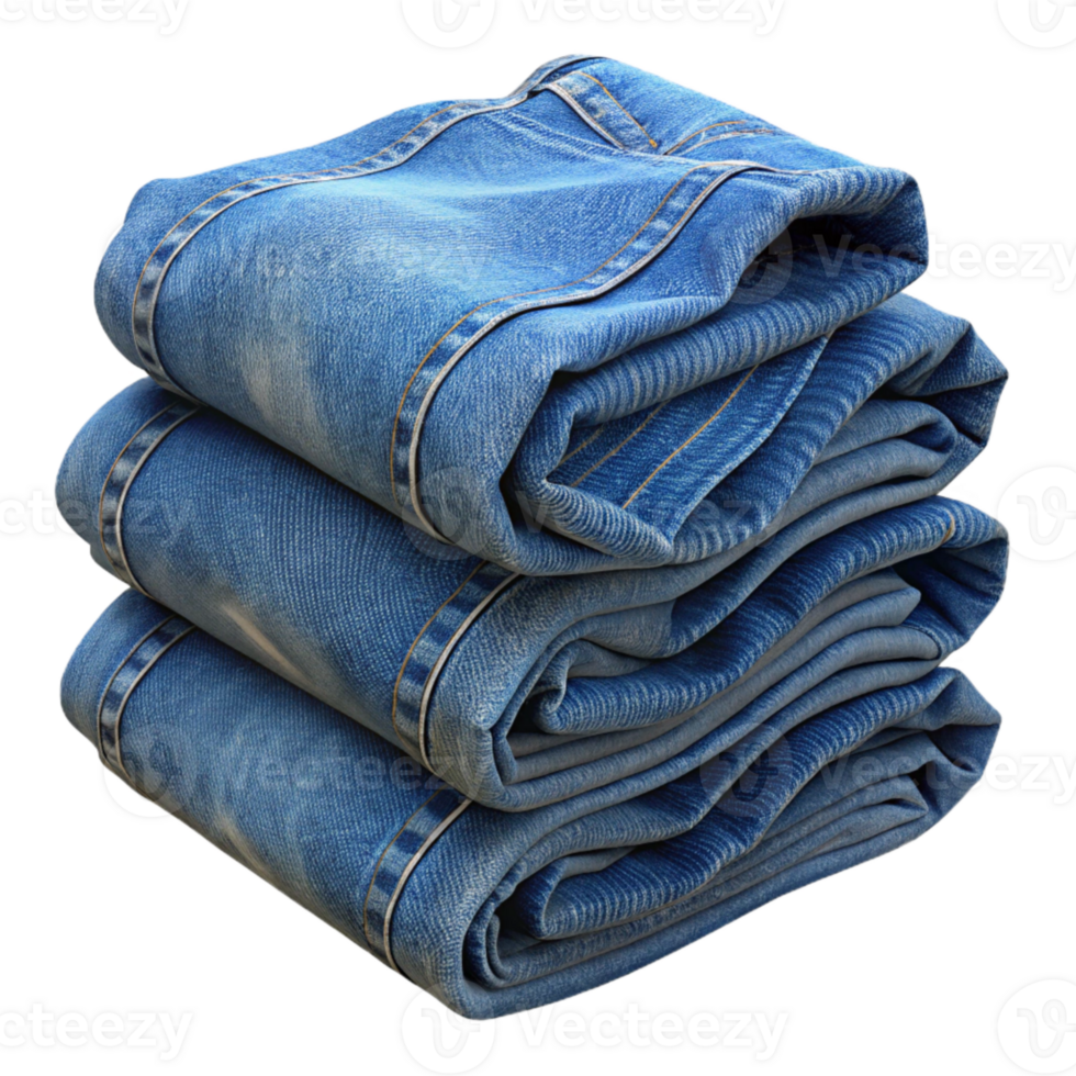 extraordinary traditional Recycled Denim Jeans Folded Cutout high resolution png