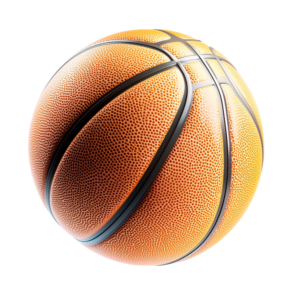 orange basketball black lines a textured surface png