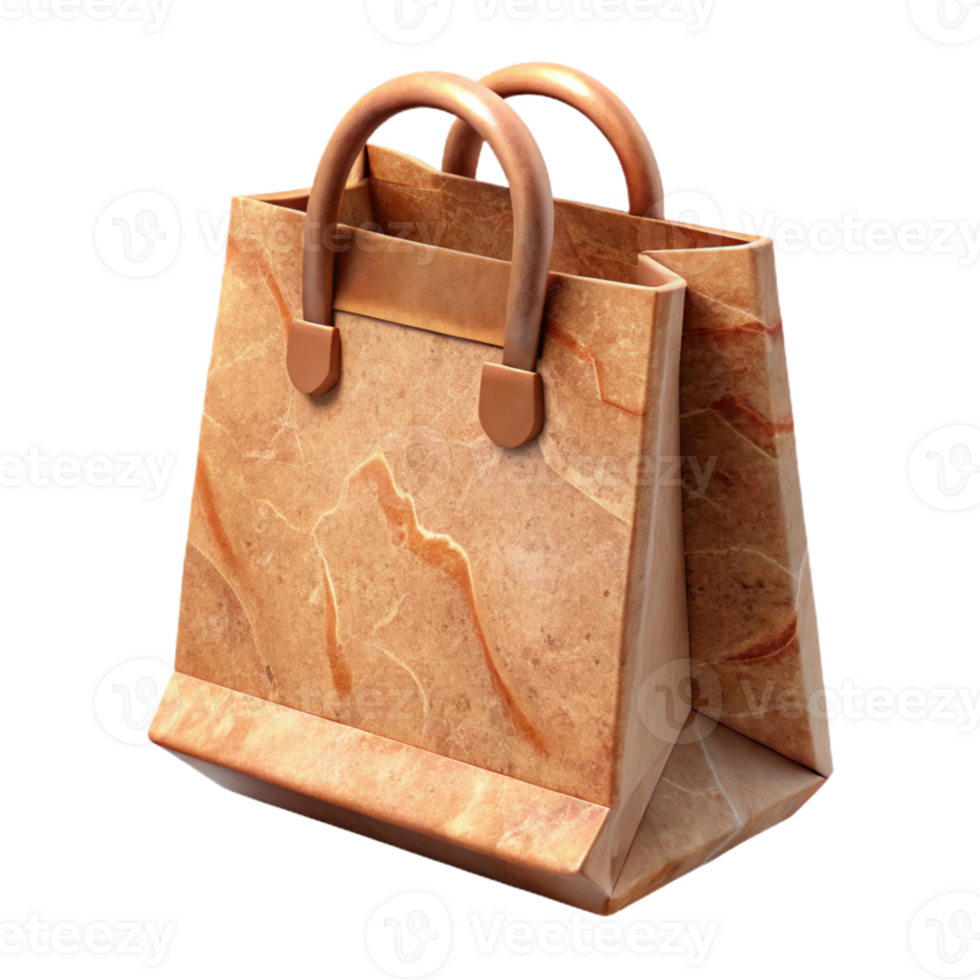 magnificent traditional Recycled Paper Bag with Handles Transparent Background genuine png