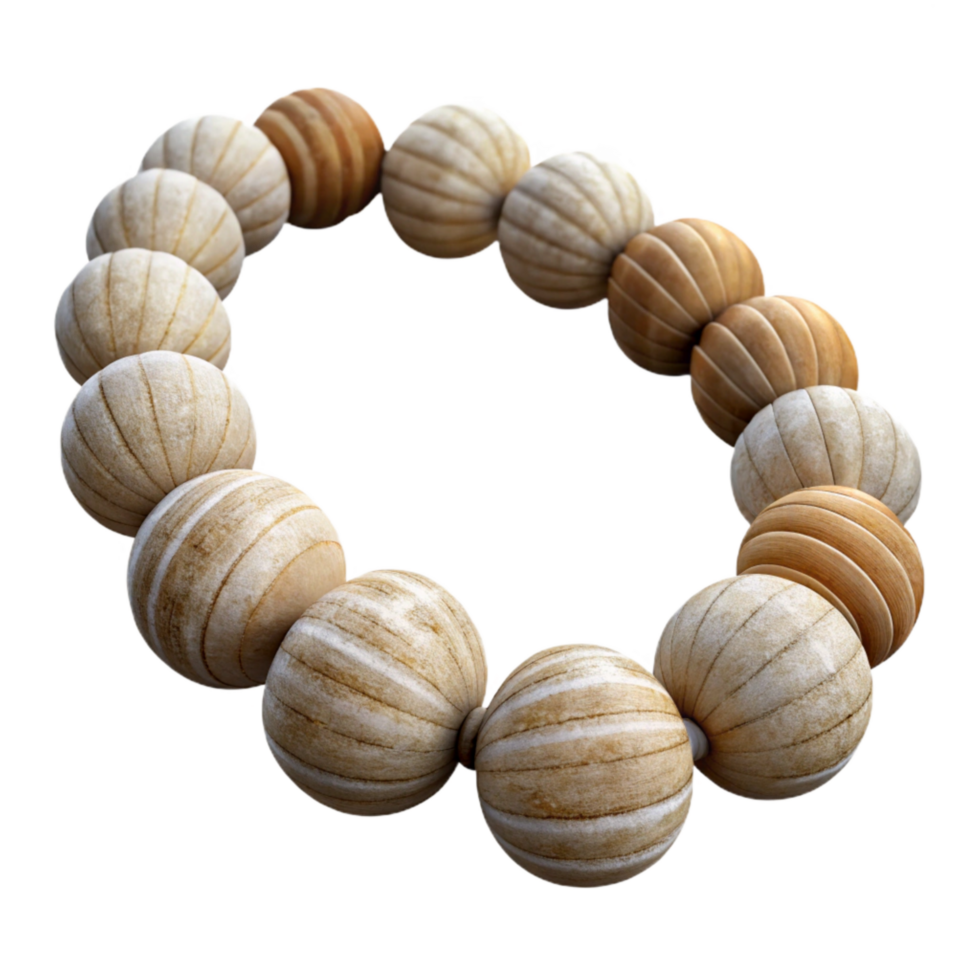 dramatic vintage Recycled Paper Beads Necklace Jewelry Isolated Element png