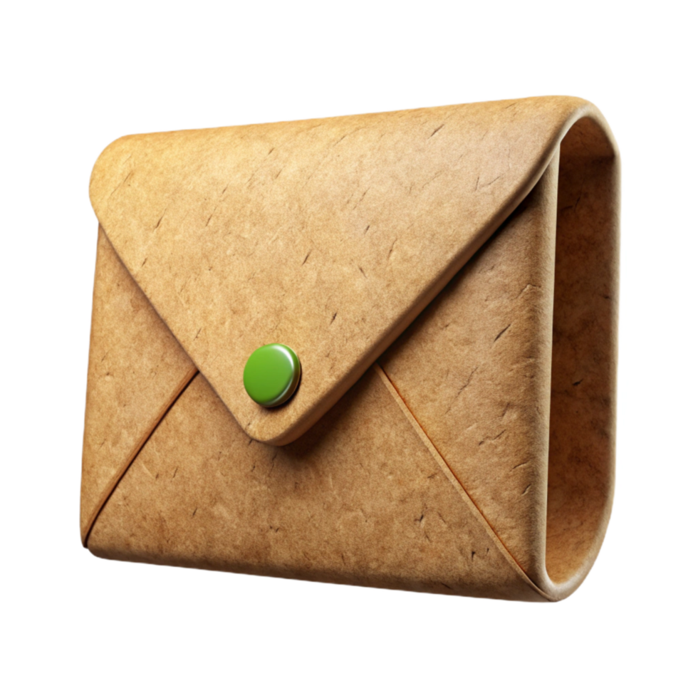 magnificent abstract Recycled Paper Envelope Kraft Texture Isolated Element authentic png