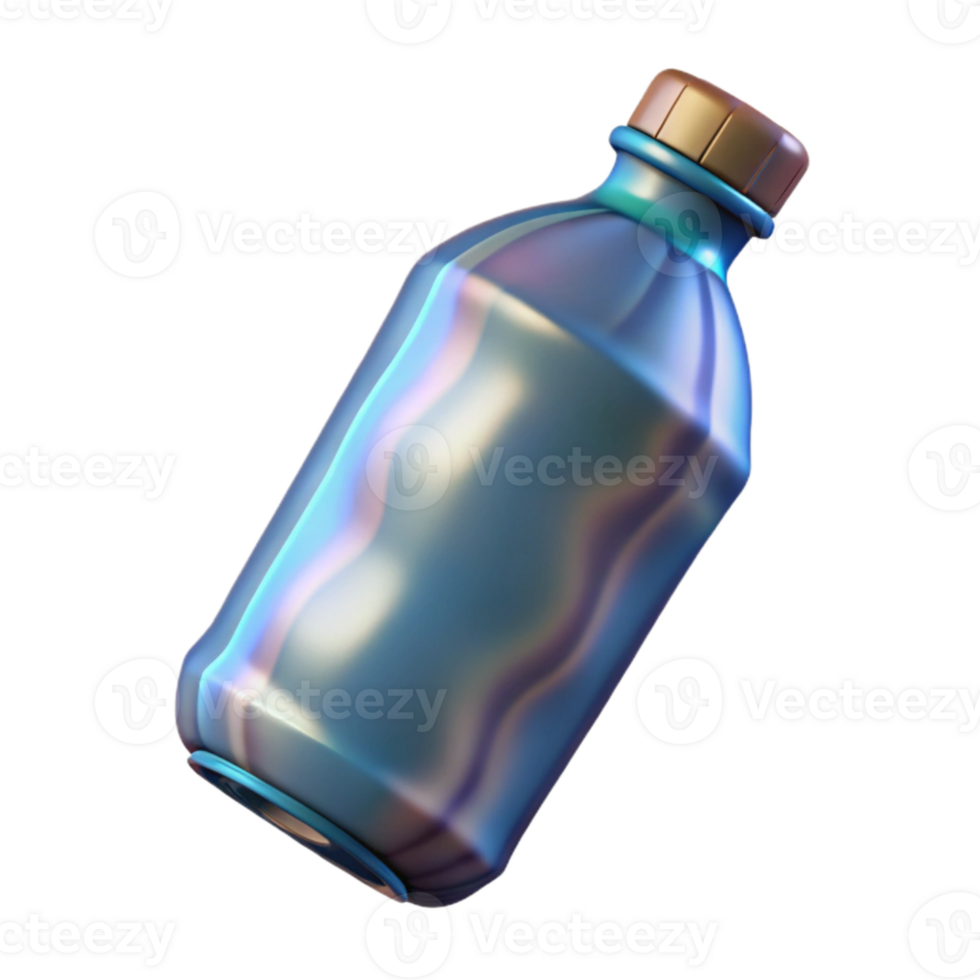 stunning abstract Recycled Plastic Bottle Isolated Transparent Background genuine png