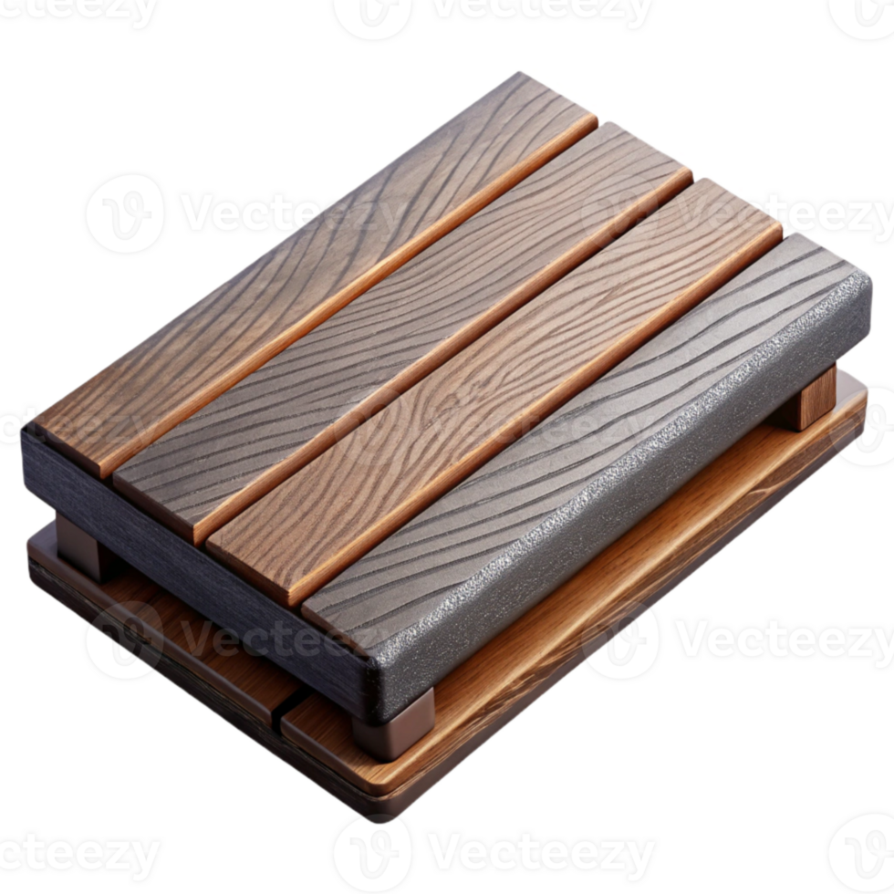 extraordinary vintage Recycled Plastic Lumber Deck Boards Isolated detailed png