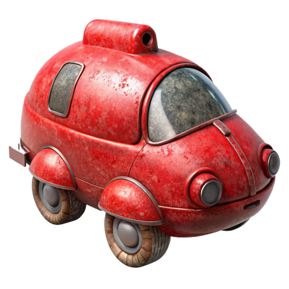 magnificent rustic Red Anti Gravity Vehicle exclusive png