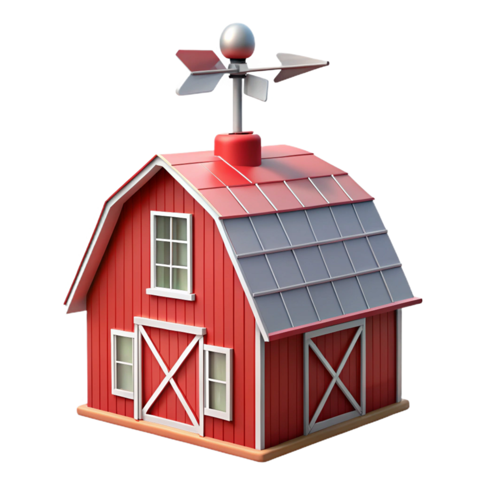 stunning artistic Red Barn Weathervane Transparent Background genuine png
