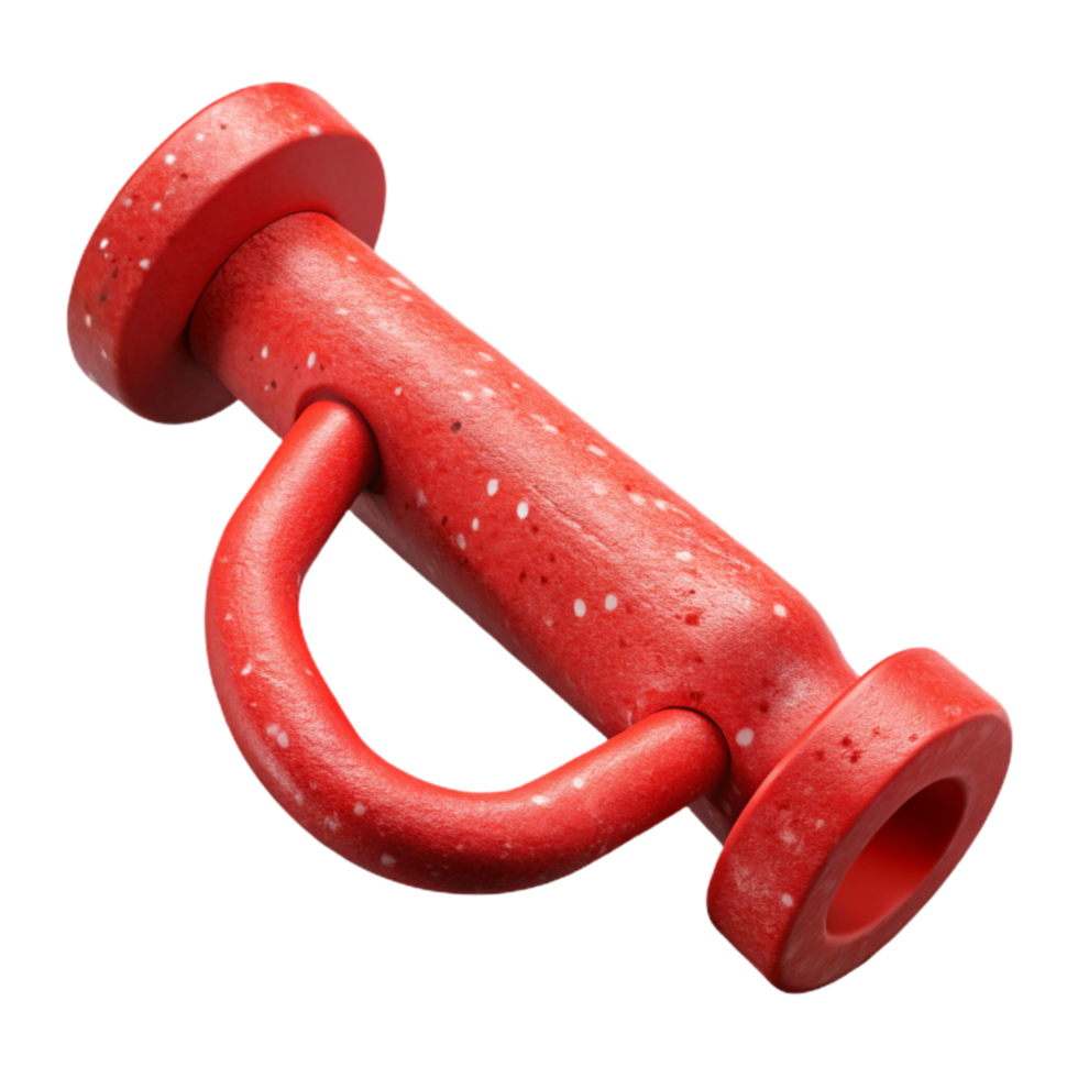 beautiful abstract Red Bicycle Handlebar Grip Texture Transparent Background original png