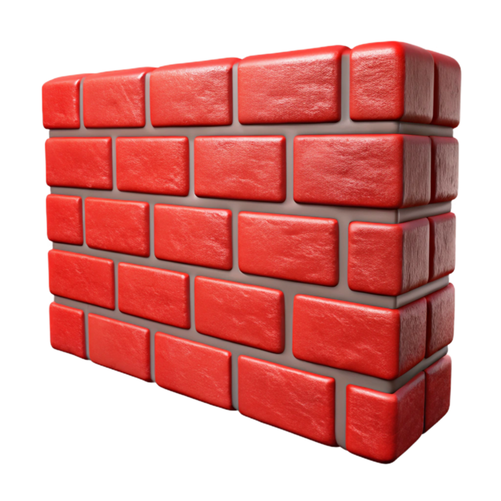 extraordinary minimalist Red Brick Wall Texture Isolated Element high quality png