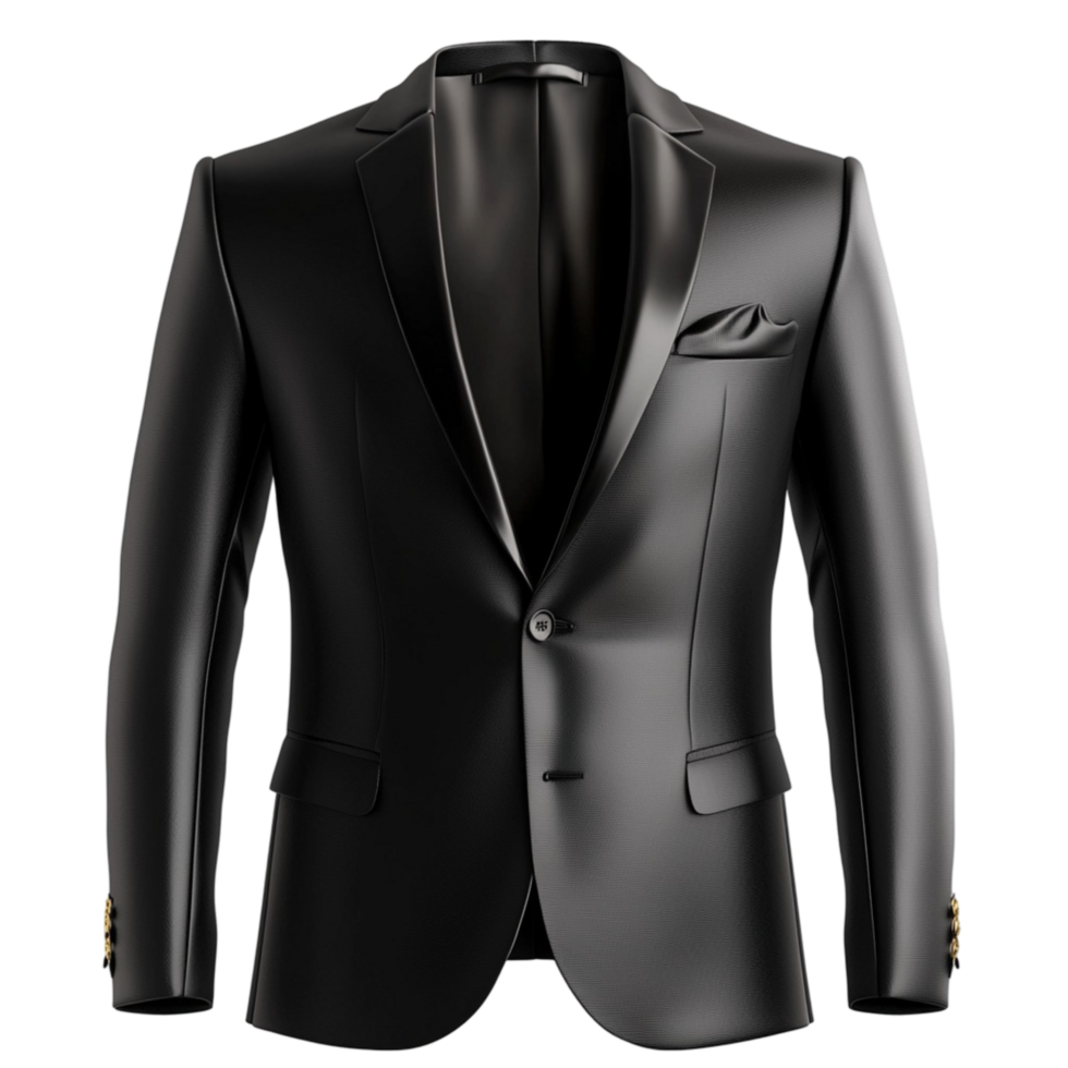 black suit jacket a sleek design png