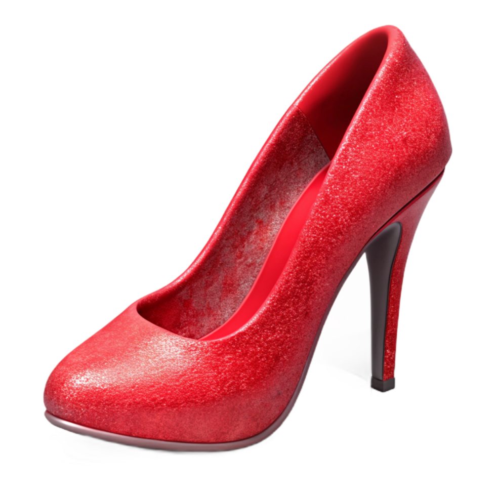 extraordinary modern Red High Heels Cutout on Transparent Background premium png