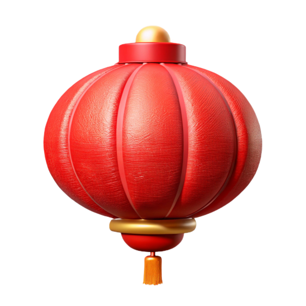 vibrant classic Red Lantern Festival Decoration high resolution png
