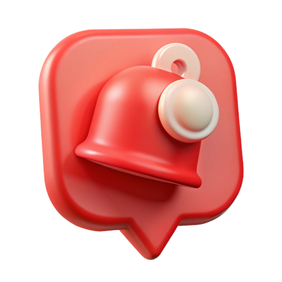 extraordinary rustic Red Notification Icon for Online Messages Transparent Background exclusive png